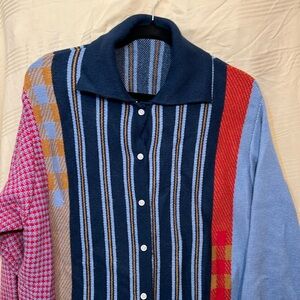 Dressed in Lala grandpa Cardigan size Small/Medium oversized.